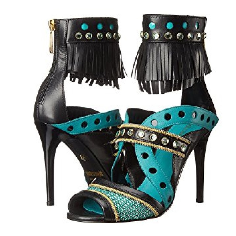 New Just Cavalli Fringe Sandals 38